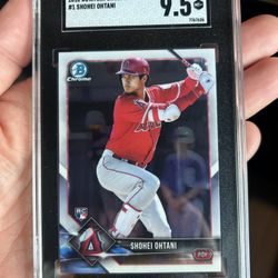 2018 Bowman Chrome Shohei Ohtani Rookie SGC 9.5 