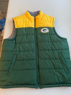 Green Bay Packers Puffer Reversible Vest