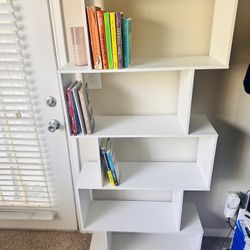 HOMEFORT Pack of 2 Geometric Bookshelf