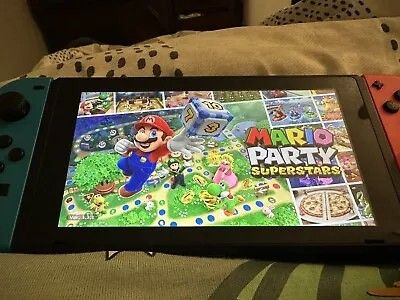 Nintendo Switch Neon Red and Neon Blue Joy-Con Console