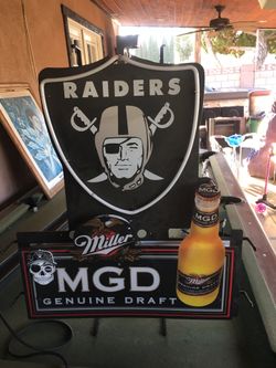 Raiders neon light