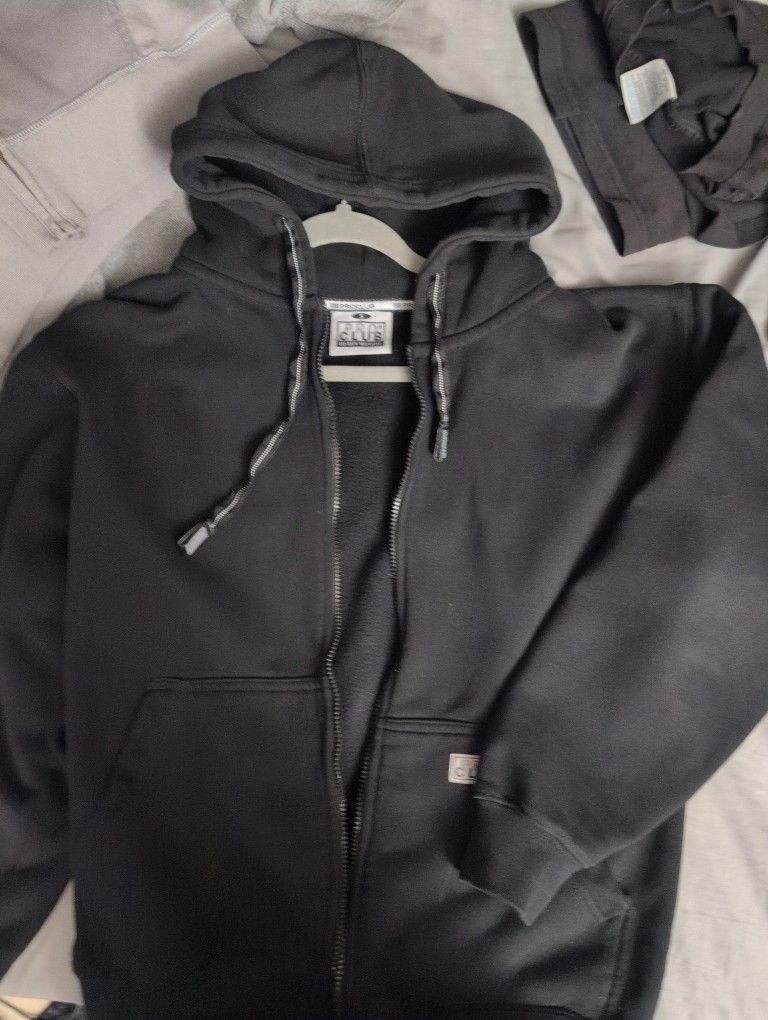 Black Hoodie,Jacket,Button Up