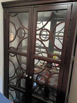 Retro Walnut Curio