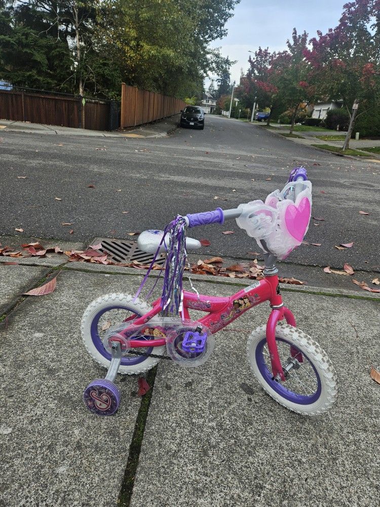 Kids Bike Huffy Princess 12,5 ", Like New 