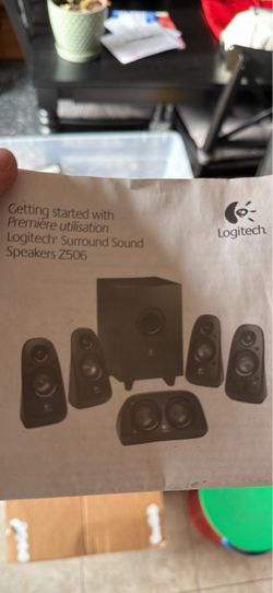 Logitech surround sound computer speakers