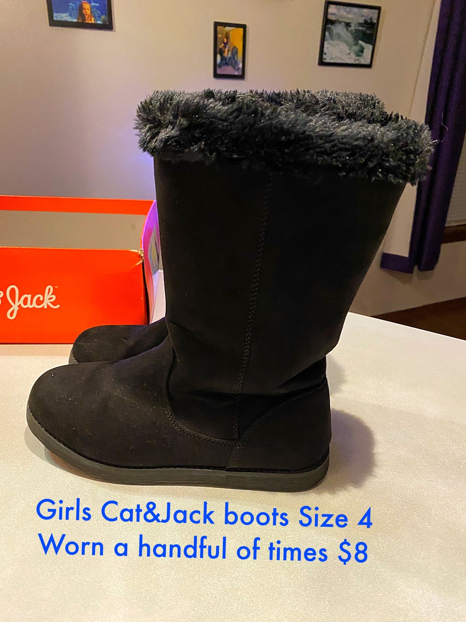 Girls Cat& Jack Boots