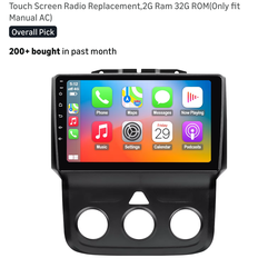 Junsun 4 Core 64GB ROM Car Radio Stereo for Dodge RAM...