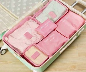 Pink Travel Packing Cubes Set
