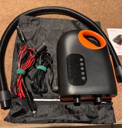 Paddle Board Pump / 12V DC / inflates boats, rafts, and more.