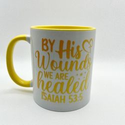  Ceramic Cup 11oz Mugs, Microwave Safe, Dishwasher Safe.