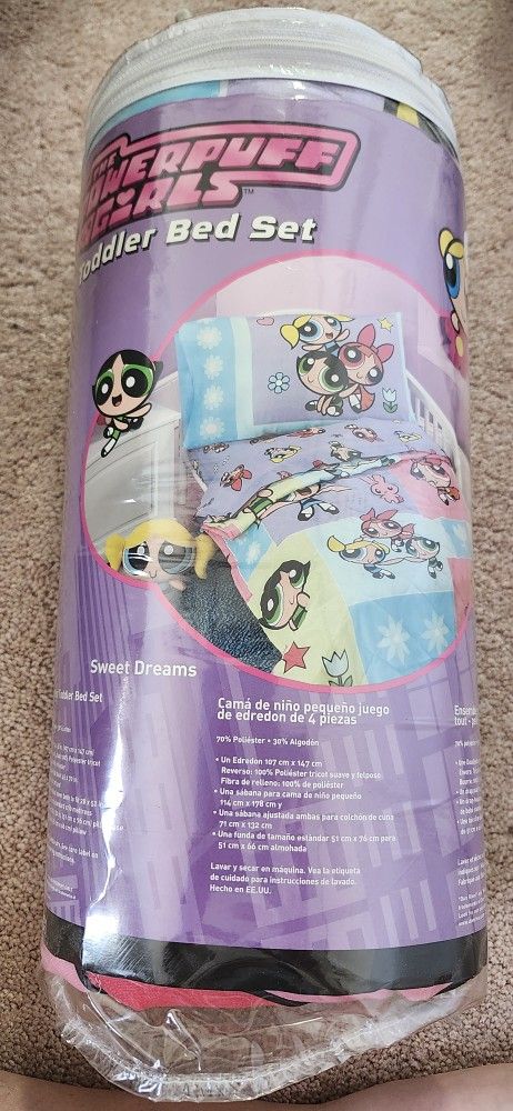 The Powerpuff Girls Toddler Bed Set