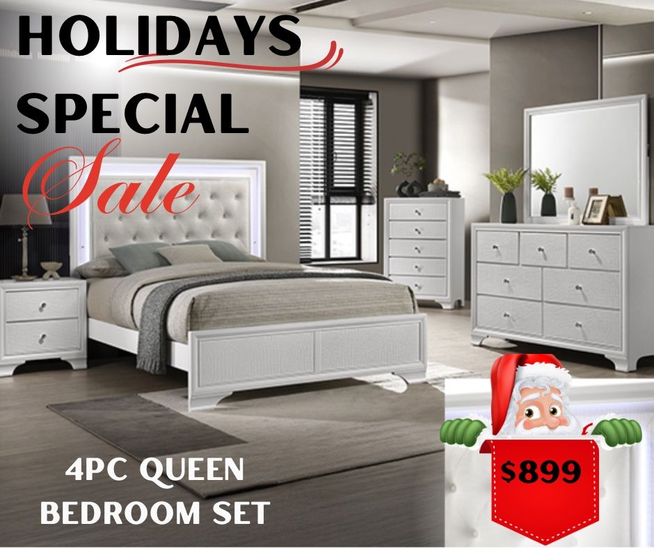 4 Pc Queen Bedroom Set