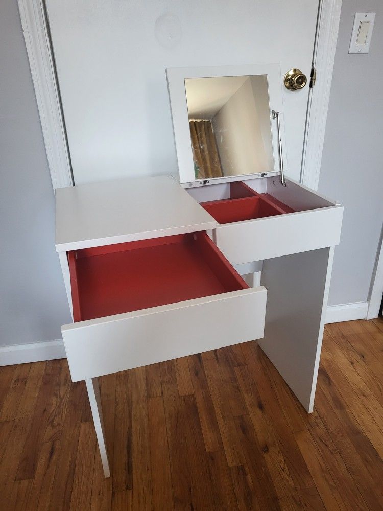 Ikea Brimnes Vanity, Small Desk, Dressing Table