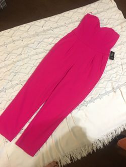 BARBIE Pink - EXPRESS jumpsuit size 4  BRAND NEW