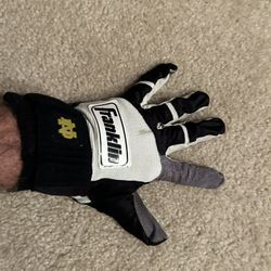 Vintage Notre Dame Football Player Gloves 1996 for Sale in South Elgin IL OfferUp