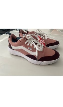 Vans Low-Top Sneakers Pink and Burgundy