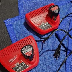 Milwaukee Battery And Charger 