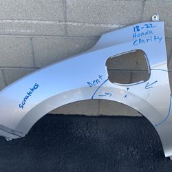 2018-2022 Honda Clarity Left driver side Fender Aluminum Oem