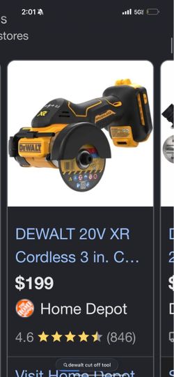 Dewalt cut off tool