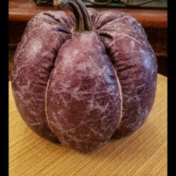 9 Inch Fabric Pumpkin 