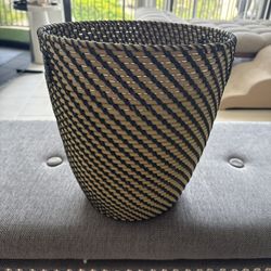 Plant pot, indoor/outdoor dark gray/beige