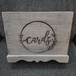 Wooden Card Box