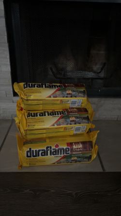 6 New/Unopened Duraflame Firelogs - 3 Hour Burn Time (Indoor/Outdoor)