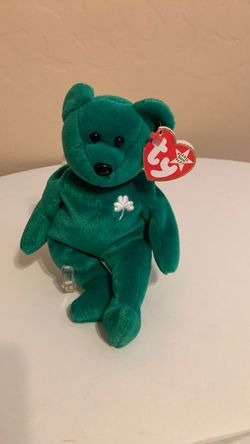 Vintage TY Beanie Baby “Erin, the Bear”