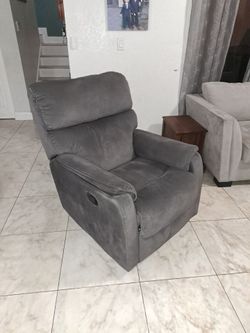 Grey Recliner