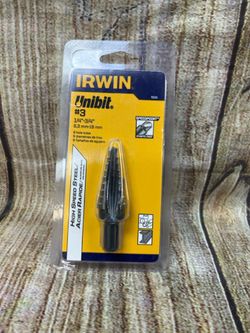 Irwin Unibit 1/4 In. - 3/4 In. #3 Step Drill Bit (A1G006864)