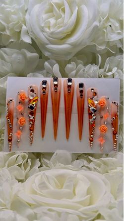 Custom ready to go press on nails