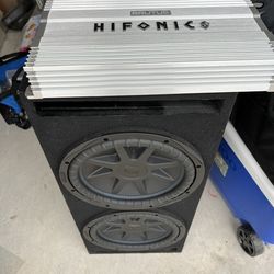 12”Kicker CompVX  And Higonics 2500 Watt Amp