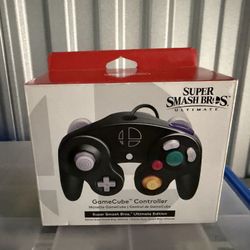 Super Smash Bros GameCube Controller (black)