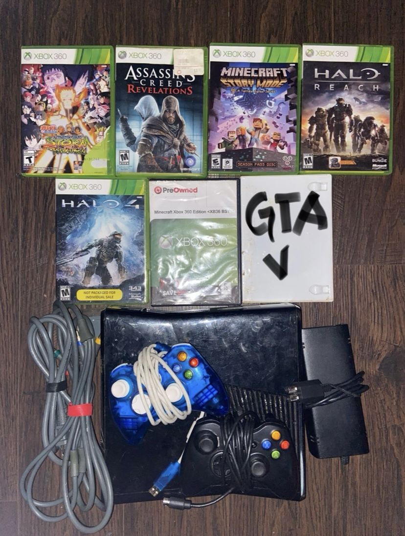 Xbox 360 Slim Sell With Games