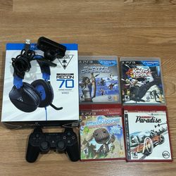 PlayStation Headset, PS3 Games And A Move Motion Camera