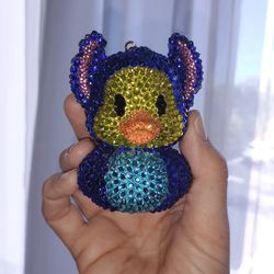 Bedazzled Stitch Rubber Ducky