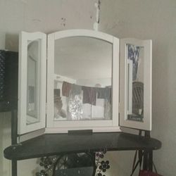 Vintage Three Panel Mirror