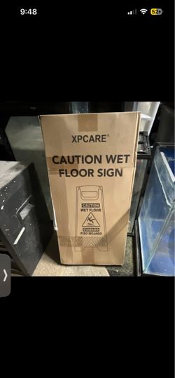 XPCARE Caution Wet Floor Floor Sign Cuidado Piso Mojado Model G13