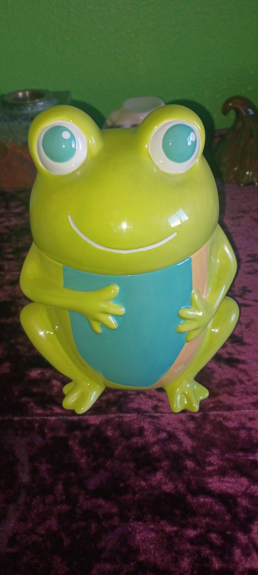 Frog Cookie Jar