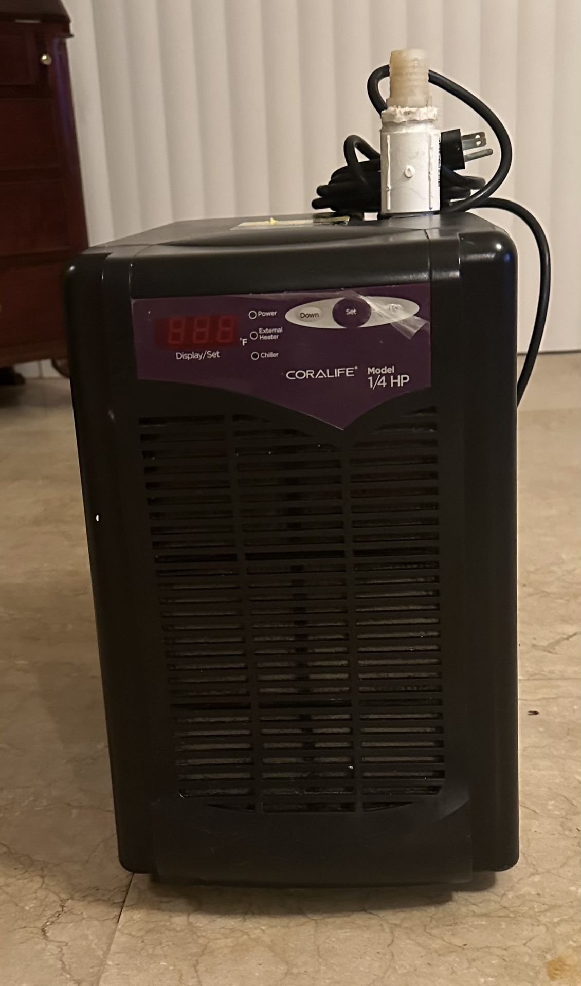 Coralife Aquarium Chiller 1/4 Hp