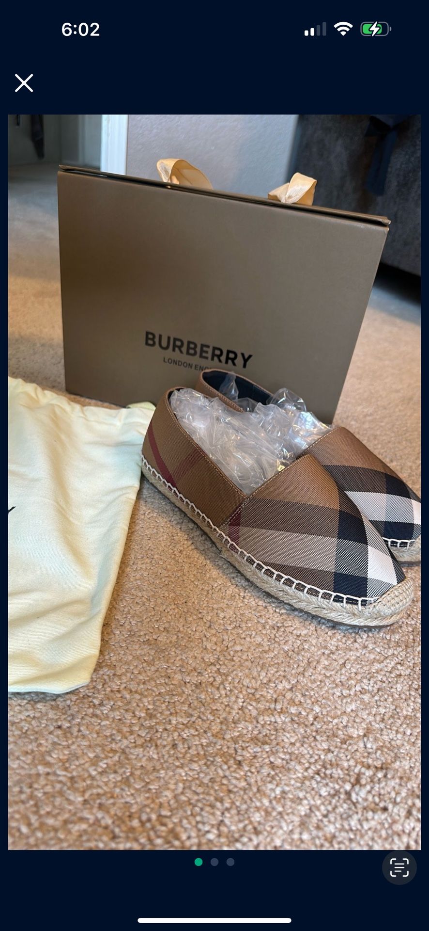 Brand New Burberry Flats