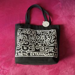 KEITH HARING  LUNA TOTE BAG 