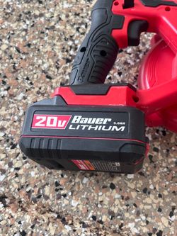 Bauer 5.0 ah battery and charger