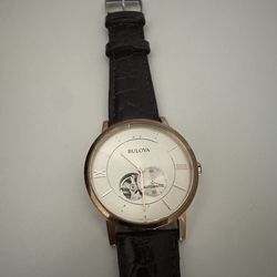 Bulova Automatic (open heart / skeleton style)