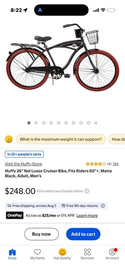 Huffy 26" Nel Lusso Men's Cruiser Bike