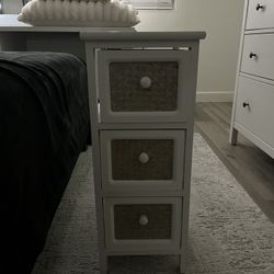 White And Tan 3 Cube Organizer Furniture New