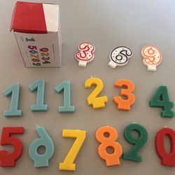 Number Birthday Candles (0–9)