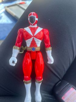 Bandai Mighty Morphin Red Power Ranger 1999 Actions Figures -  5.5"