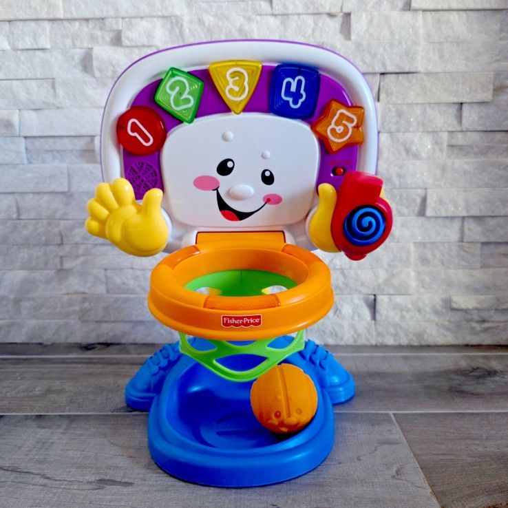 Fisher Price Laugh & Learn Learning Basketball Hoop