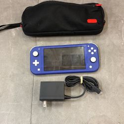 Nintendo Switch Lite W/ Case + Cord